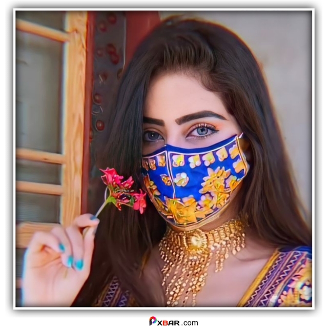 Mask Girl Instagram Dp