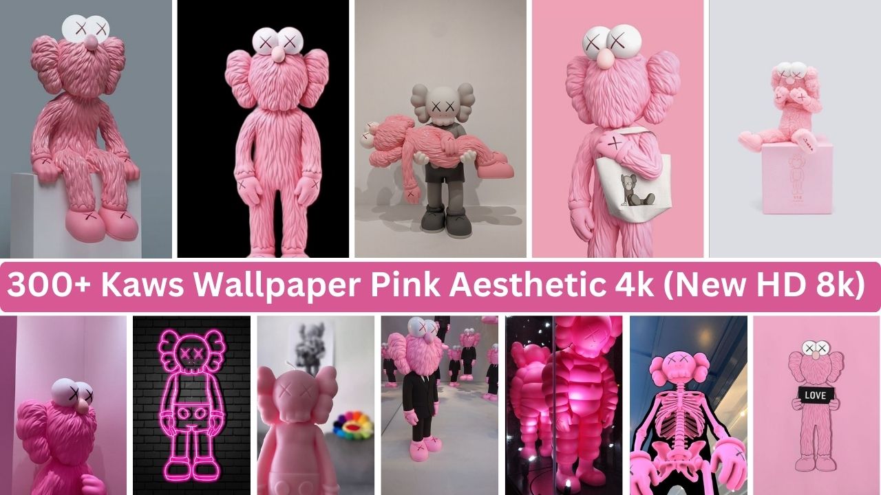 300+ Kaws Wallpaper Pink Aesthetic 4k (new Hd 8k)