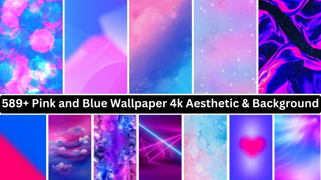 589+ Pink And Blue Wallpaper 4k Aesthetic & Background