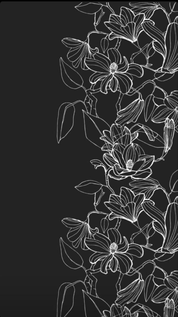 Black And White Flower Hd White Background Images