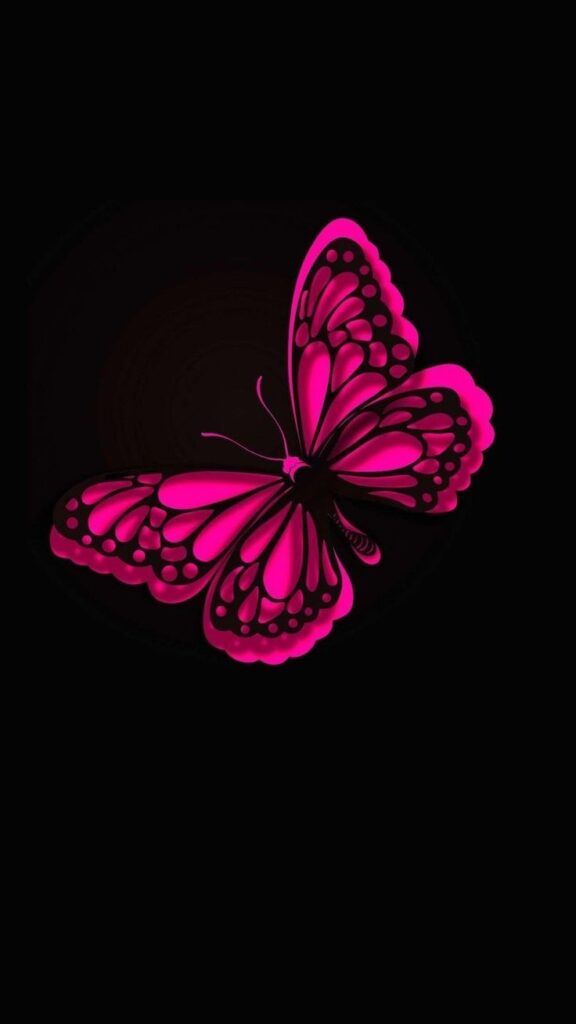 Butterfly Aesthetic Wallpaper Pink