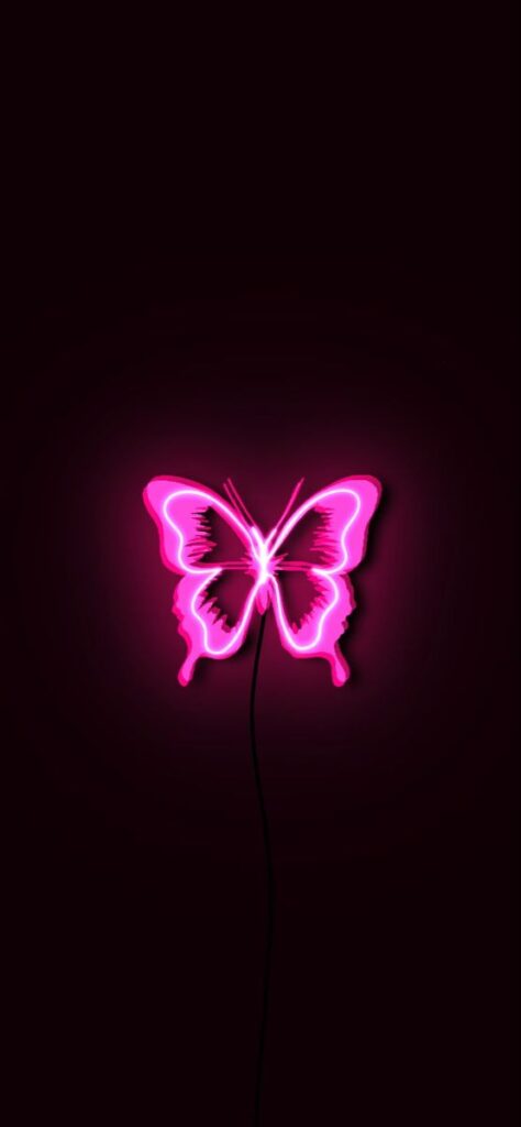 Butterfly Wallpaper Black And Pink