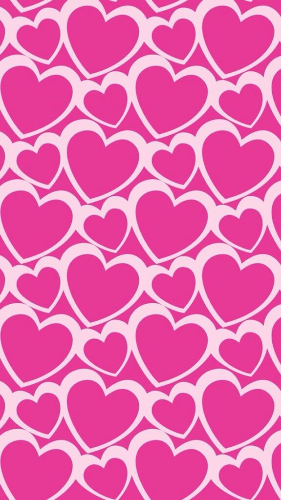 Dark Pink Heart Wallpaper
