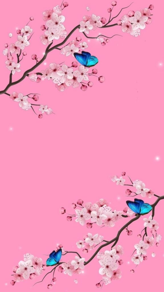 Design Flower Pink Wallpaper Background