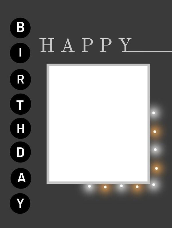 Happy Birthday Photo Frame Editor