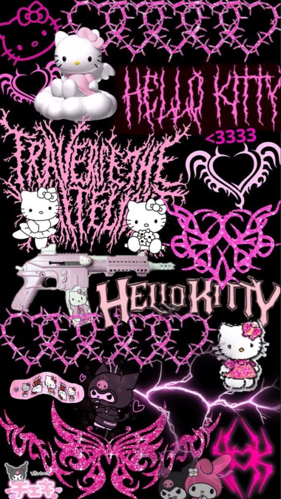Hello Kitty Wallpaper Purple