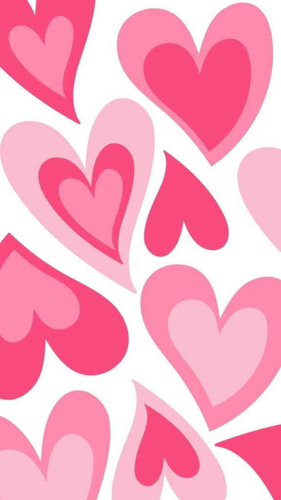 Hot Pink Heart Wallpaper