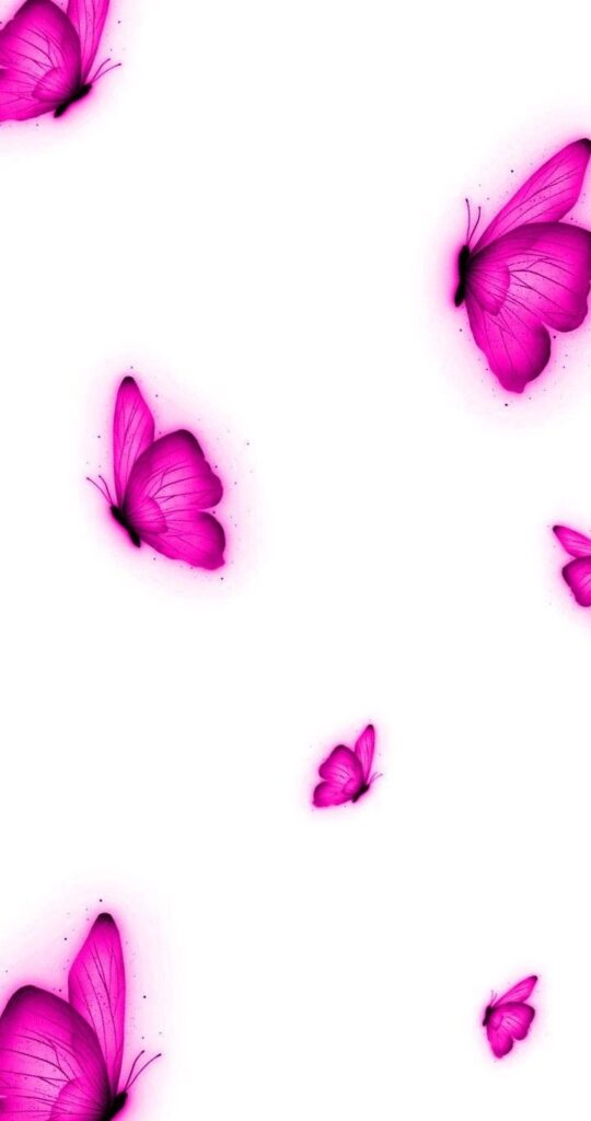 Ink And Blue Butterfly Wallpaper