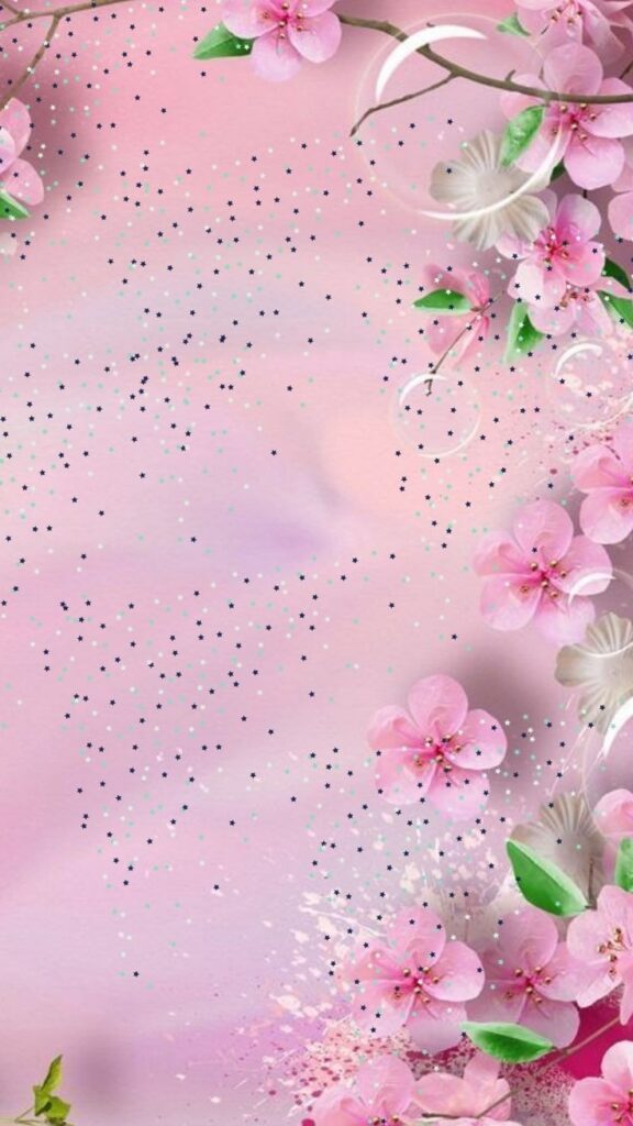 Iphone Pink Flower Wallpaper