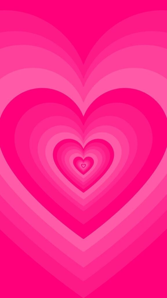 Pink Black Heart Wallpaper