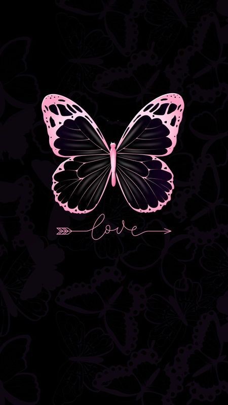 Pink Butterfly Wallpaper For Iphone