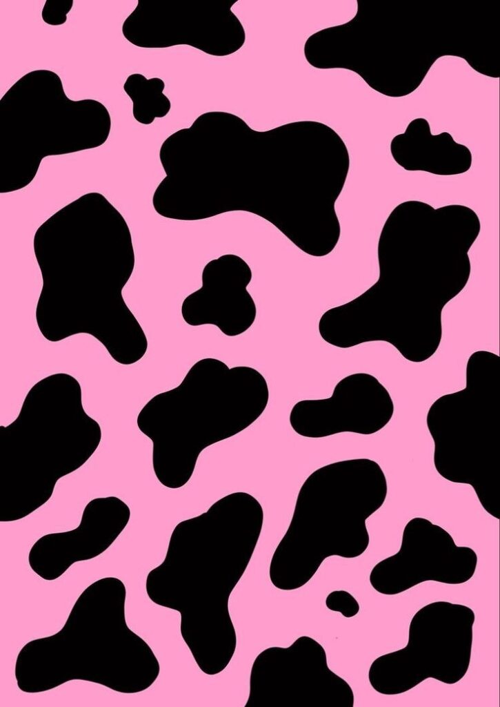 Pink Cow Print Wallpaper For Phone