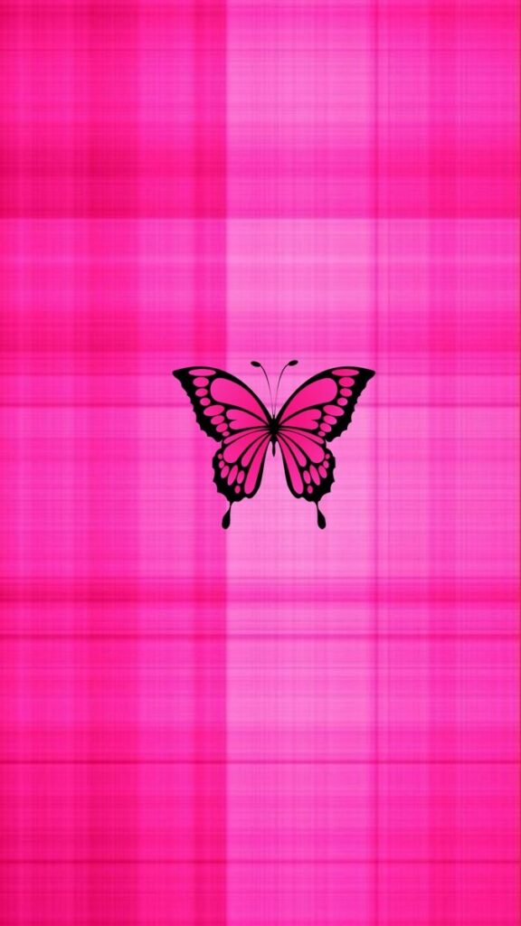 Pink Diamond Butterfly Wallpaper