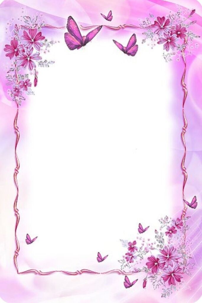 Pink Flower Wallpaper Border