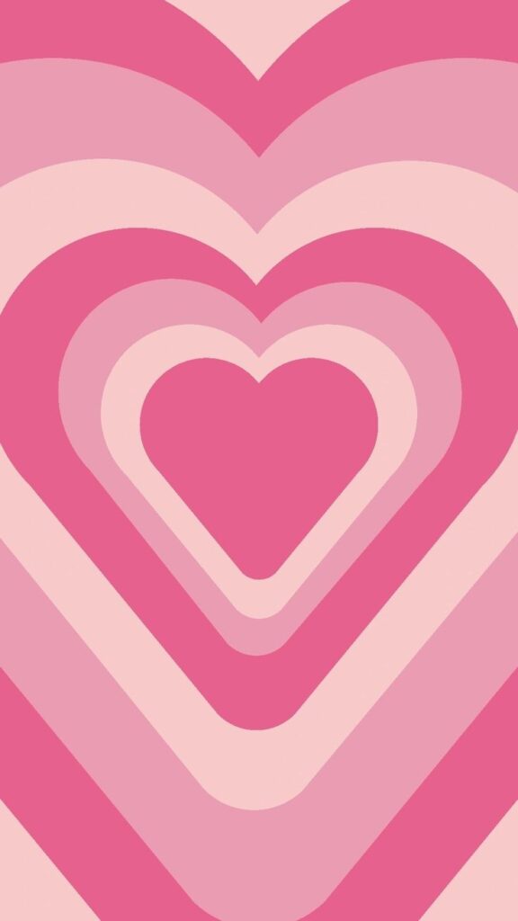 Pink Wallpaper Hearts