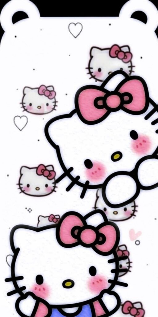 Pink Wallpaper Hello Kitty