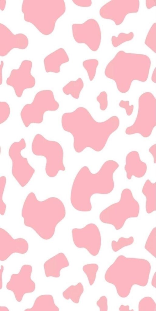 Preppy Wallpaper Pink Cow Print
