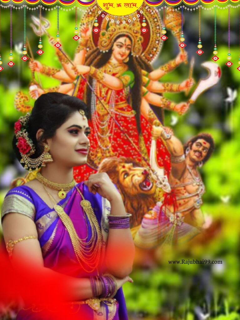 Snapseed Navratri Photo Editing Background With Girl