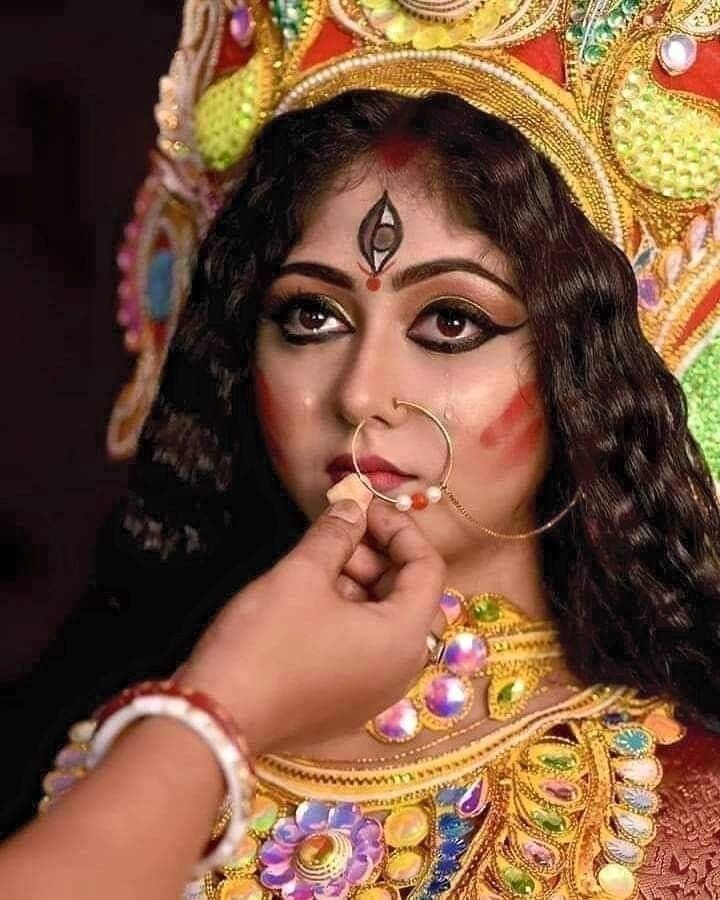 Bengali Maa Durga Face