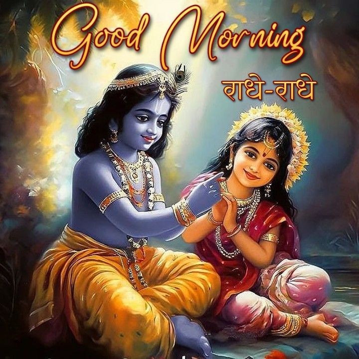 Good Morning Images For Radha Krishna