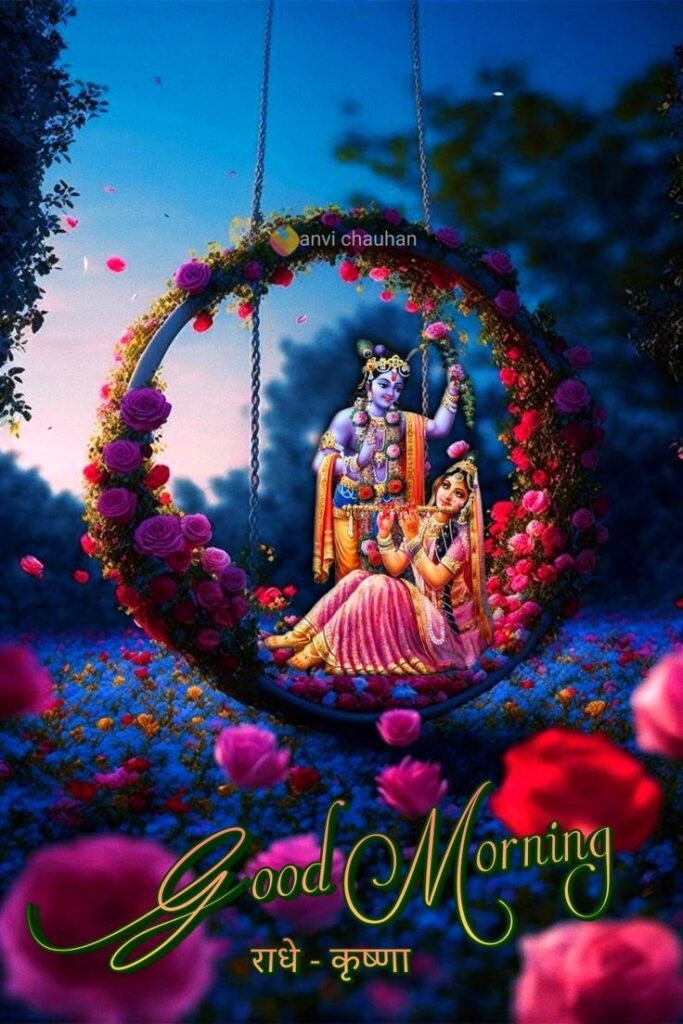 Good Morning Images Krishna And Radha