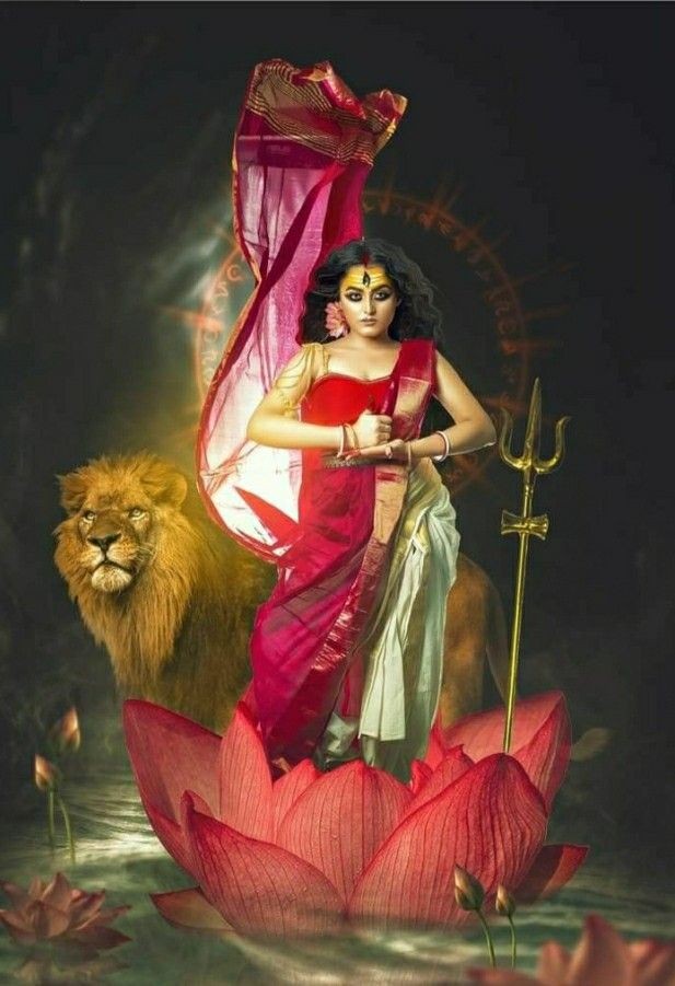 Good Morning Images With Maa Durga In Bengali