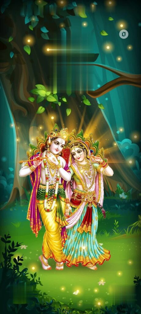 Good Morning Radha Krishna Romantic Images
