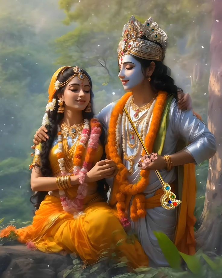 Krishna Radha Romantic Hd Images