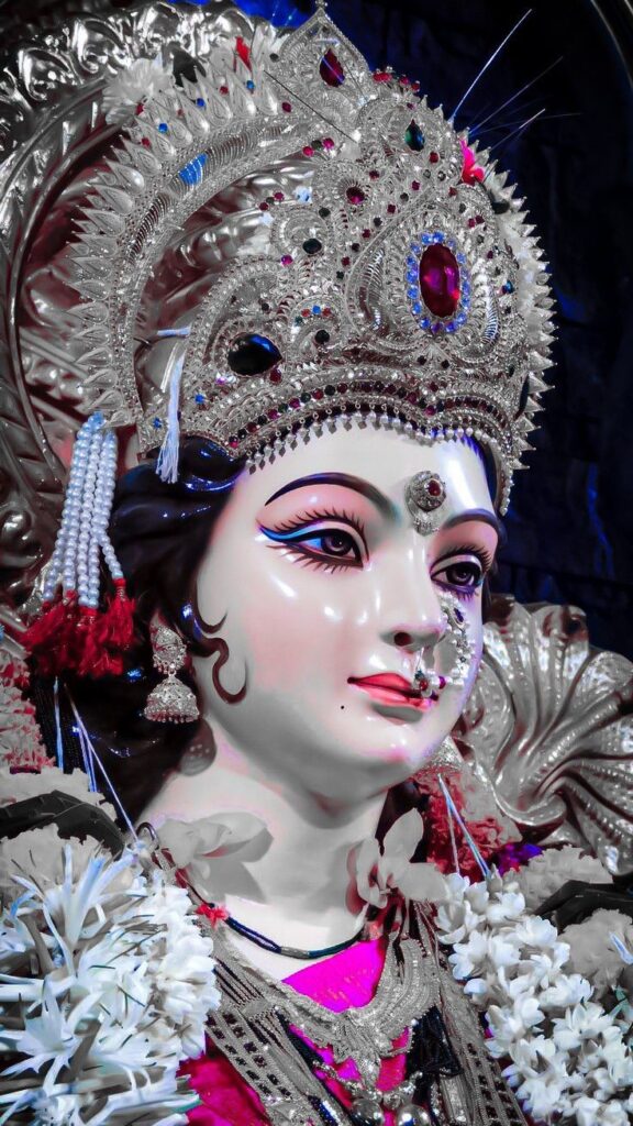 Maa Durga Face Hd Wallpaper For Laptop