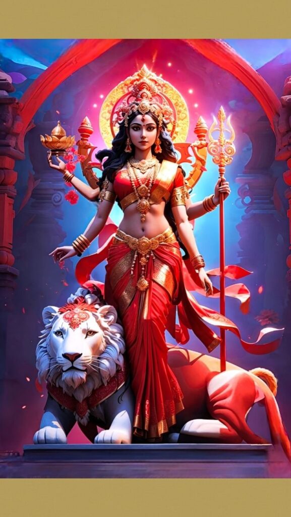 Maa Durga Face Hd Wallpaper For Mobile