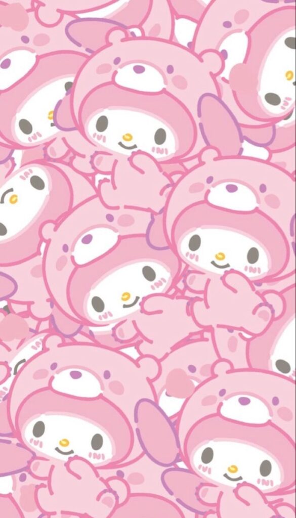 My Melody Pink Wallpaper