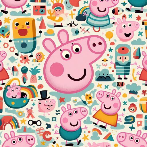 Peppa Pig House Wallpaper 4k
