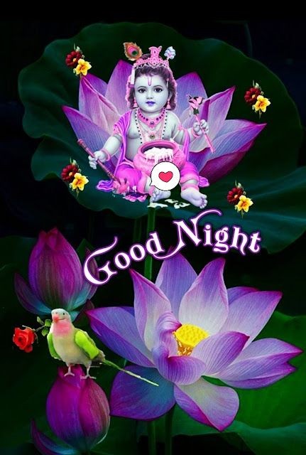 Radhe Krishna Good Night Image Download