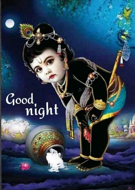 Radhe Krishna Image Good Night