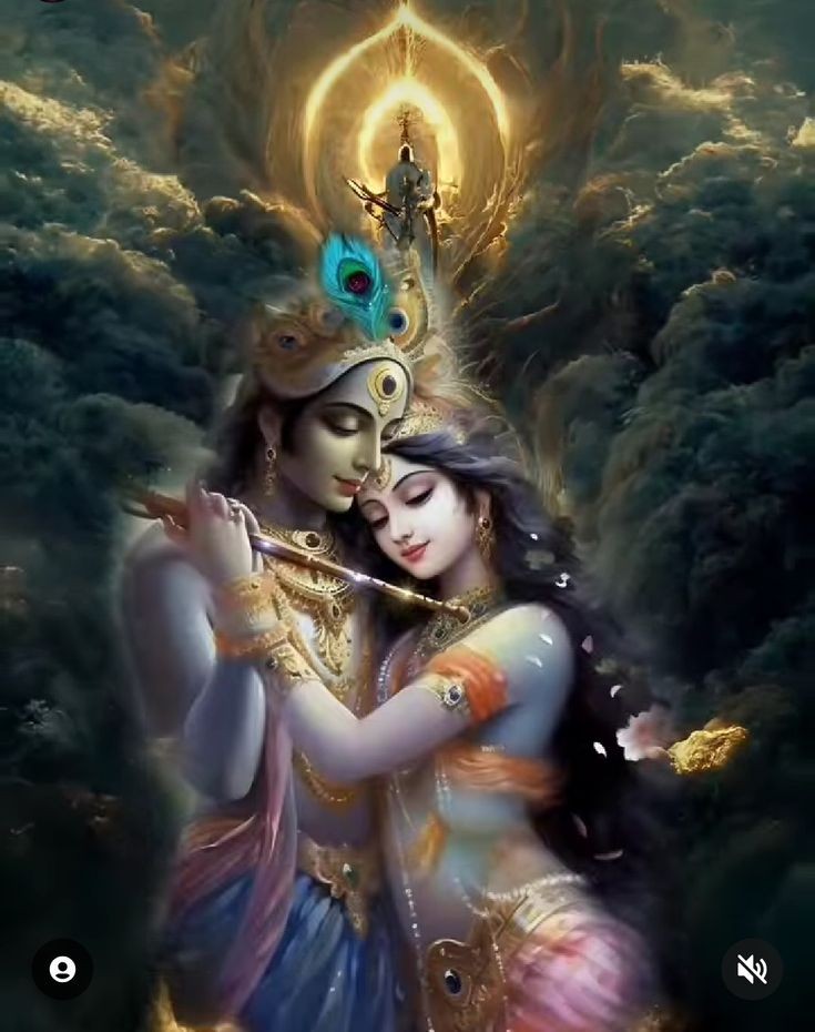Romantic Radha Krishna Love Images