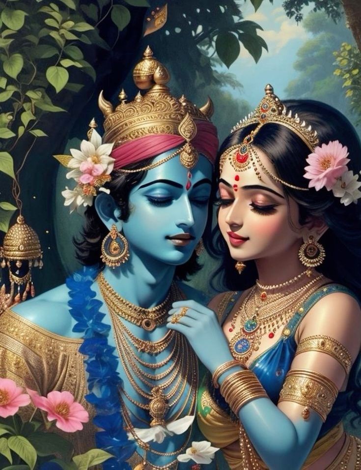 Romantic Wallpaper Radha Krishna Image
