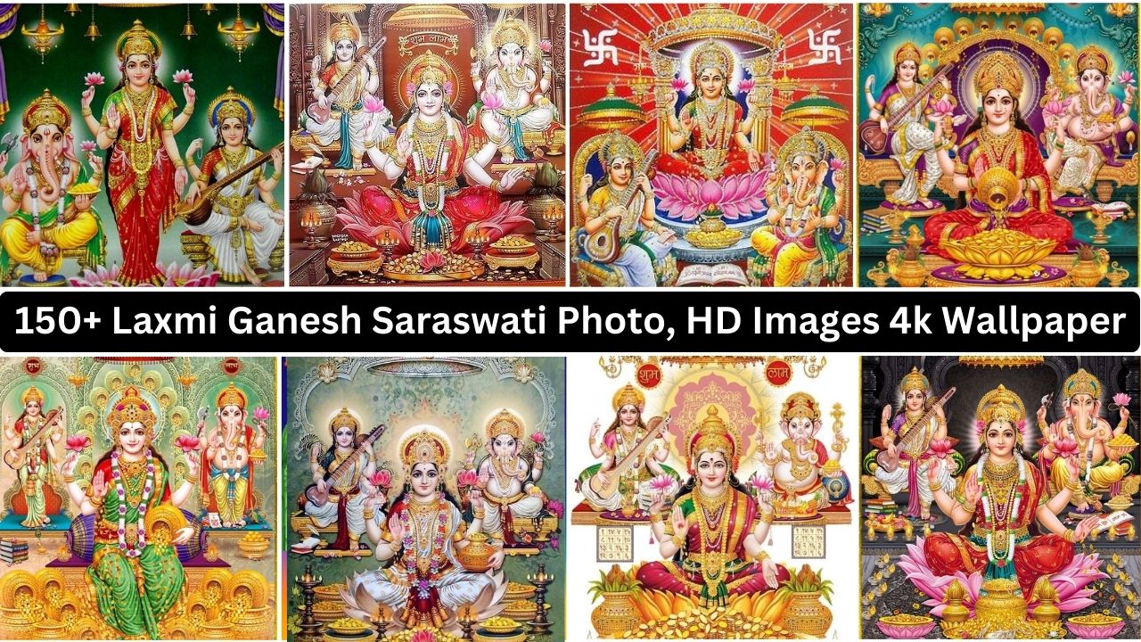 150+ Laxmi Ganesh Saraswati Photo, Hd Images 4k Wallpaper