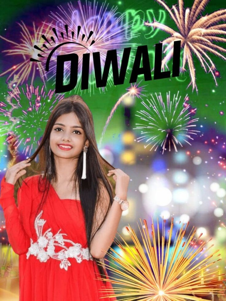 Diwali Cb Background With Girl (11)