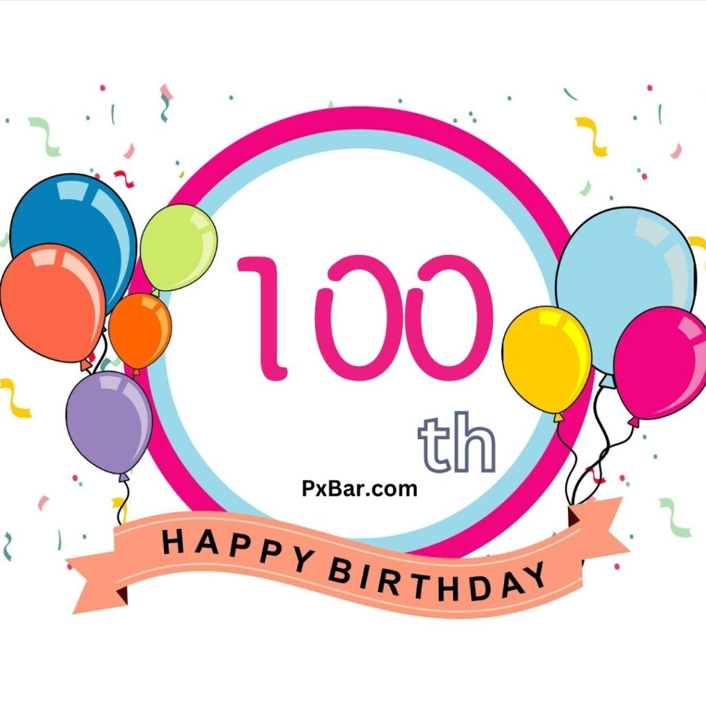 Happy 100th Birthday Cake Topper