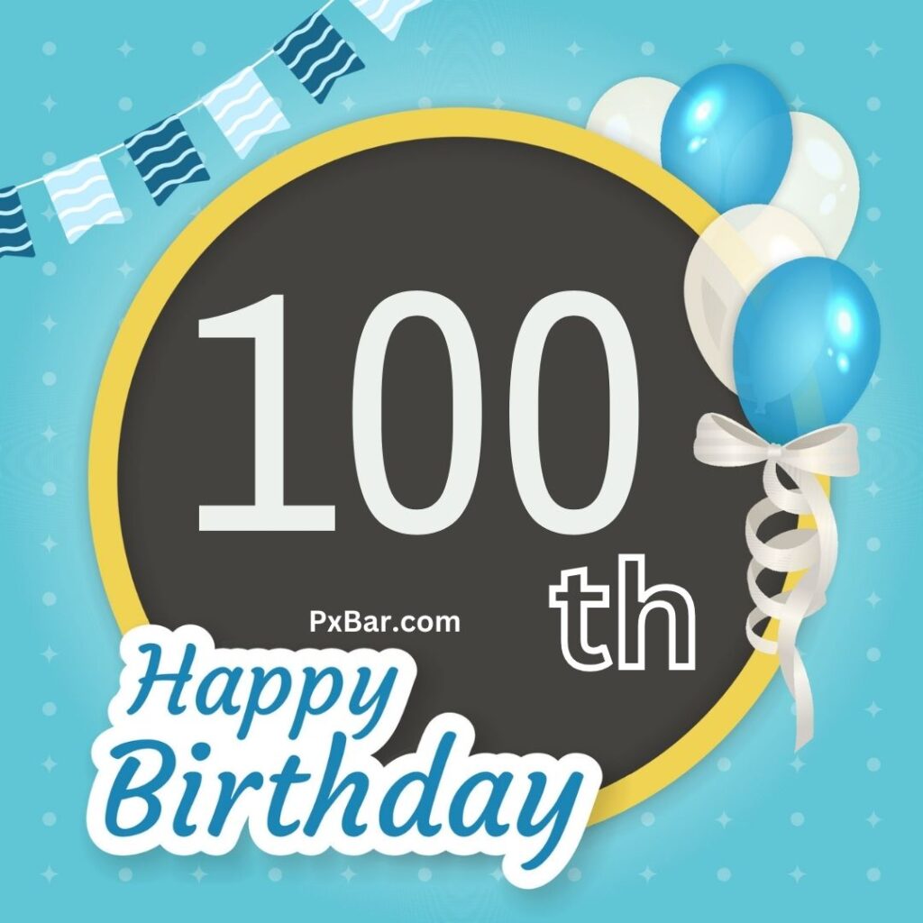 Happy 100th Birthday Clipart