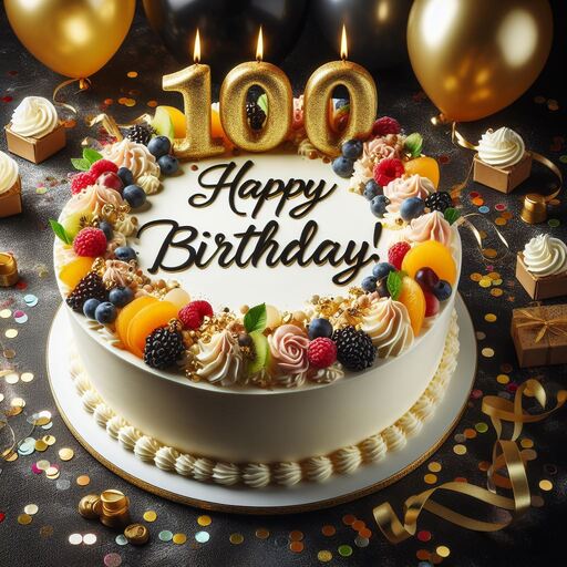Happy 100th Birthday In Heaven