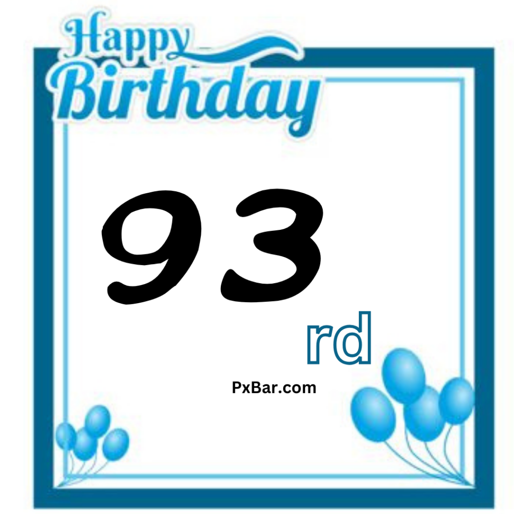Happy 93rd Birthday Message