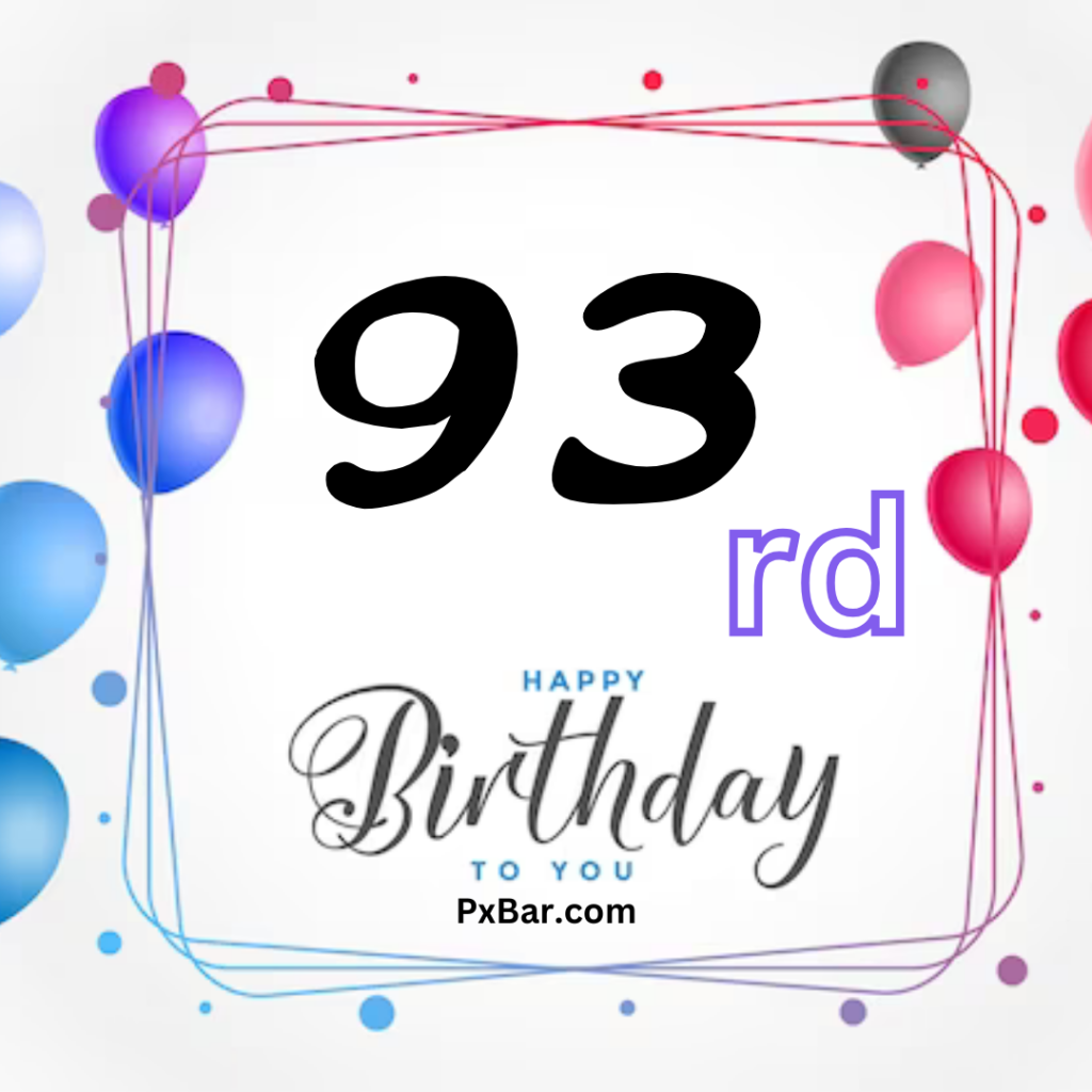 Happy 93rd Birthday Wishes