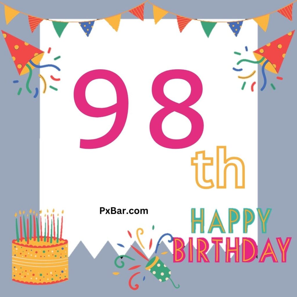 Happy 98th Birthday Cake