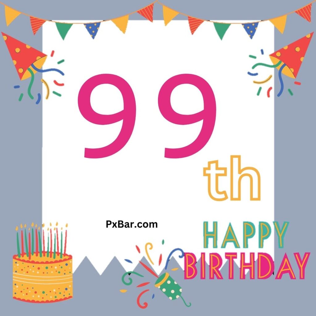 Happy 99th Birthday Banner