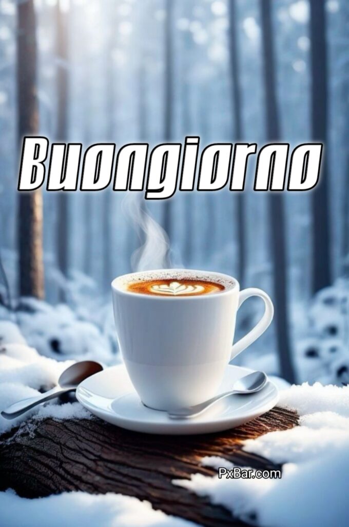 Stickers Buongiorno Con Caffè
