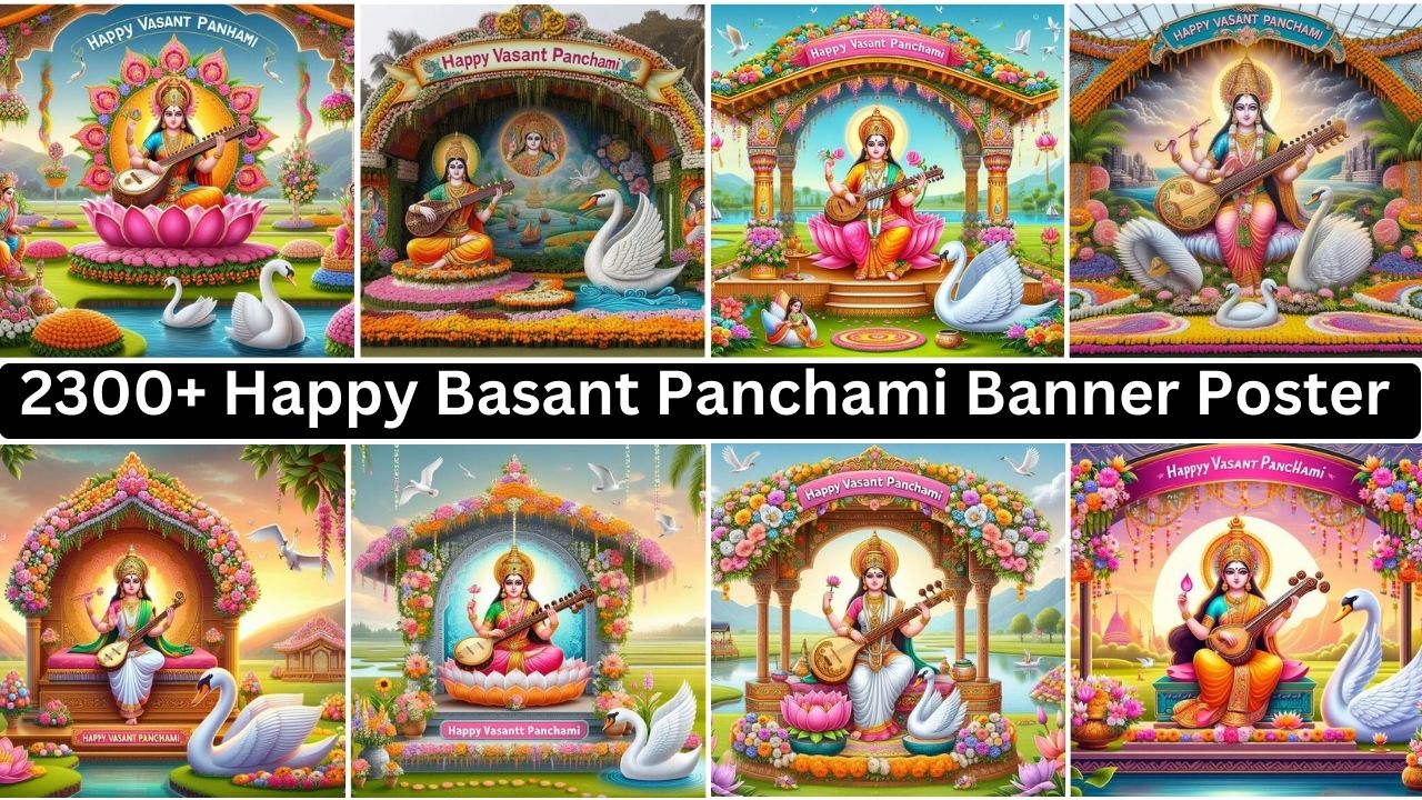 2300+ Happy Basant Panchami Banner Poster Hd Download