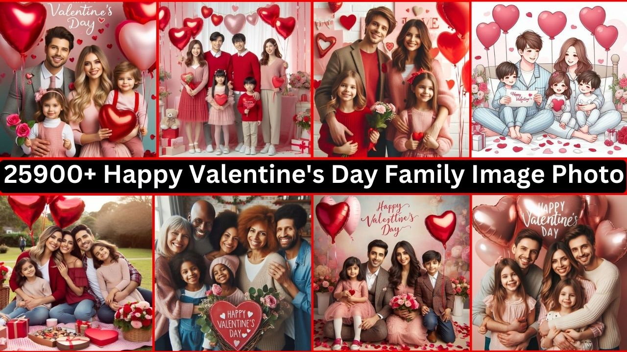 25900+ Happy Valentine's Day Family Image Photo