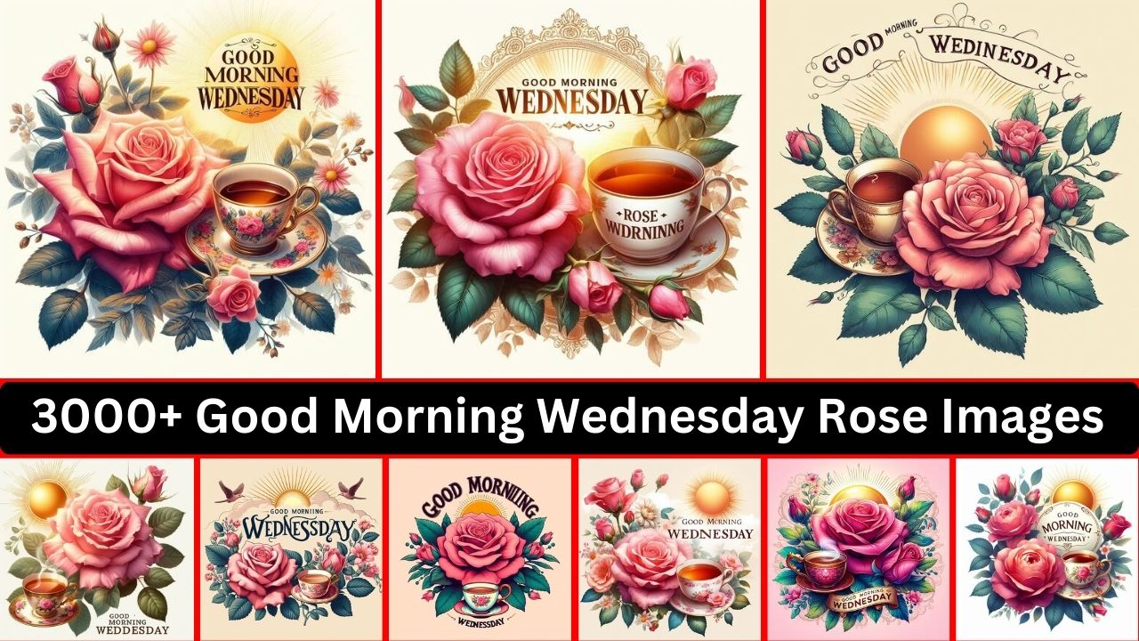 3000+ Good Morning Wednesday Rose Images