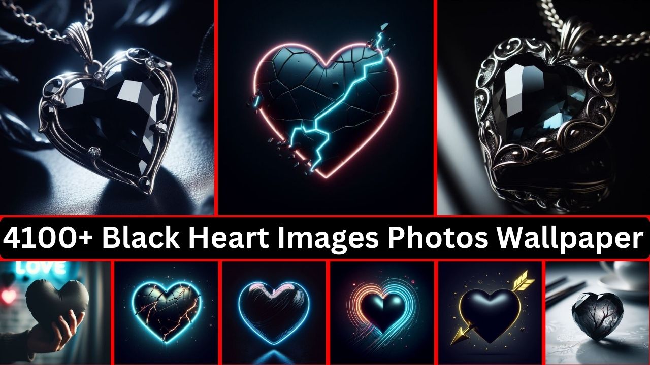 4100+ Black Heart Images Photos Wallpaper
